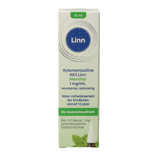 Linn Neusspray xylometazoline/menthol 1mg 10 Milliliter - DrogistWereld