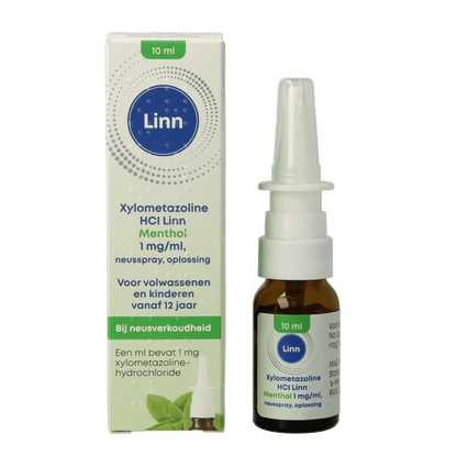 Linn Neusspray xylometazoline/menthol 1mg 10 Milliliter - DrogistWereld