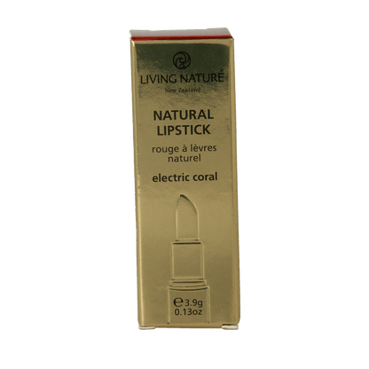 Living Nature Lippenstift electric coral 4 Gram - DrogistWereld