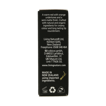 Living Nature Lippenstift wild fire 3.9 Gram - DrogistWereld