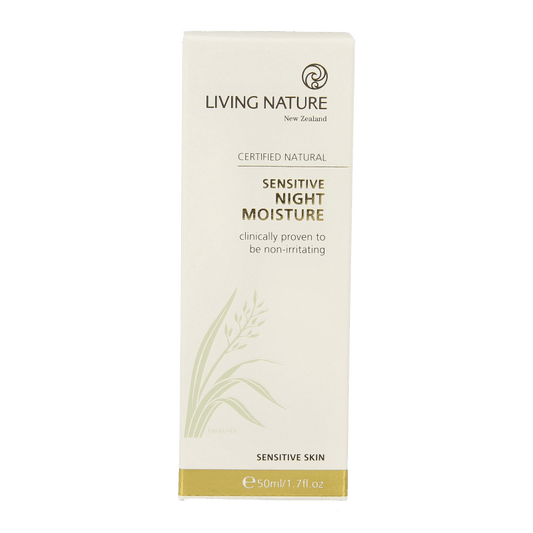 Living Nature Nachtcreme gevoelige huid 50 Milliliter - DrogistWereld