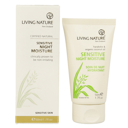Living Nature Nachtcreme gevoelige huid 50 Milliliter - DrogistWereld