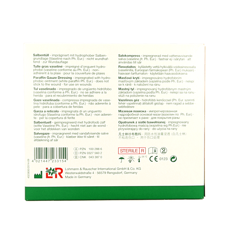 Lomatuell H gaasverband 10cm x 10cm 10 Stuks - DrogistWereld