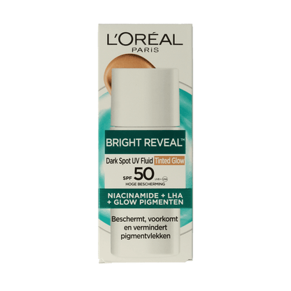 L'Oréal Paris Bright reveal tinted fluid medium 50 Milliliter - DrogistWereld