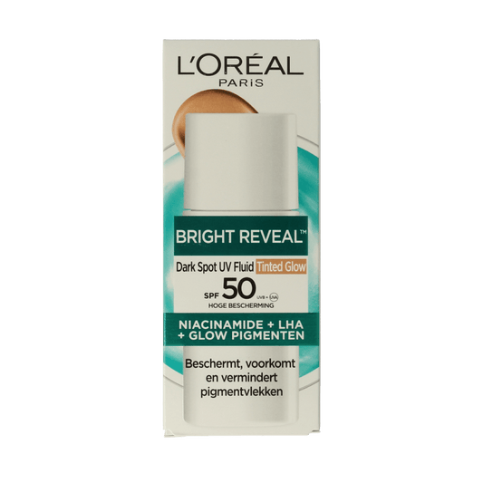 L'Oréal Paris Bright reveal tinted fluid medium 50 Milliliter - DrogistWereld