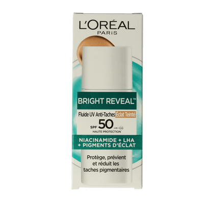 L'Oréal Paris Bright reveal tinted fluid medium 50 Milliliter - DrogistWereld