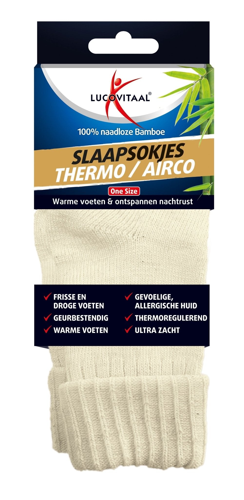Lucovitaal Bamboe slaapsokjes 1 Paar - DrogistWereld