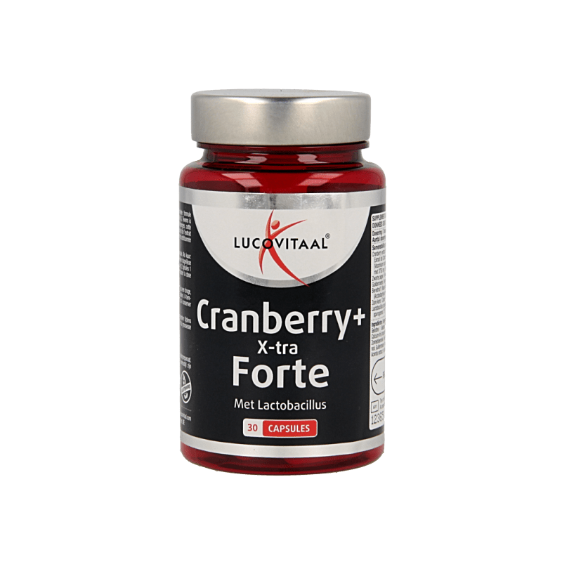 Lucovitaal Cranberry x - tra 30 Capsules - DrogistWereld