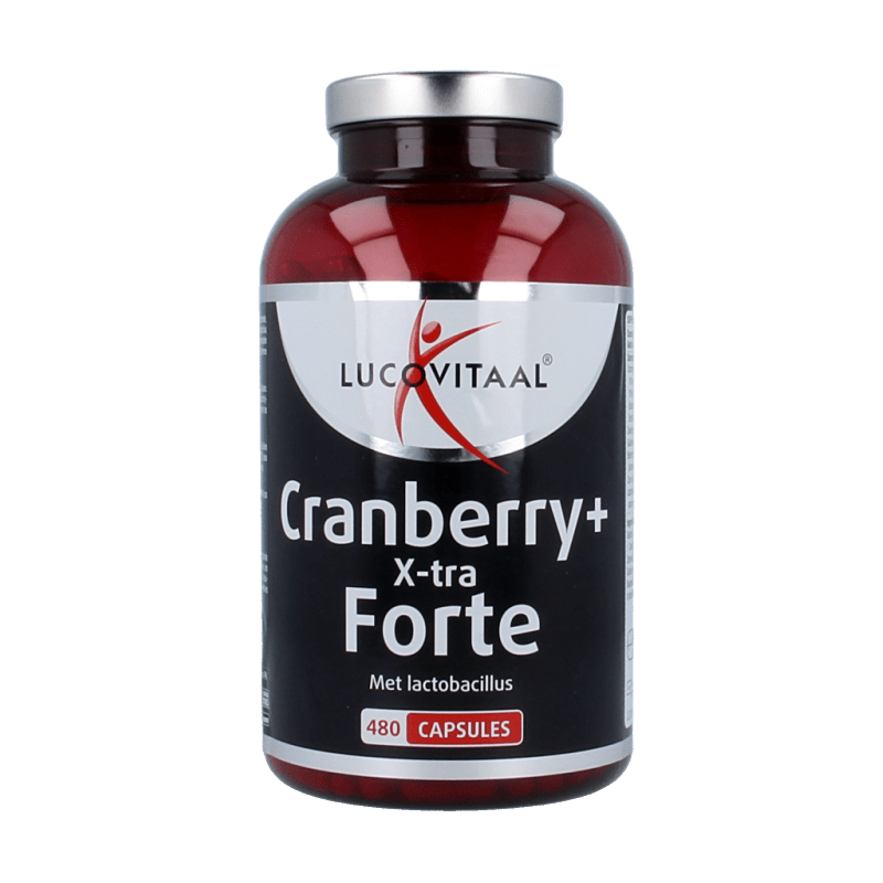 Lucovitaal Cranberry x - tra 480 Capsules - DrogistWereld