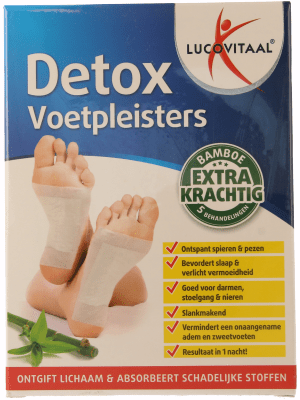 Lucovitaal Detox voetpleisters 10 Stuks - DrogistWereld