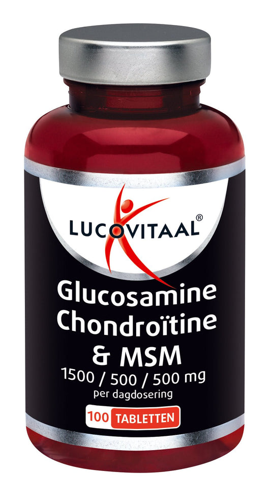Lucovitaal Glucosamine chondroitine MSM 100 Tabletten - DrogistWereld