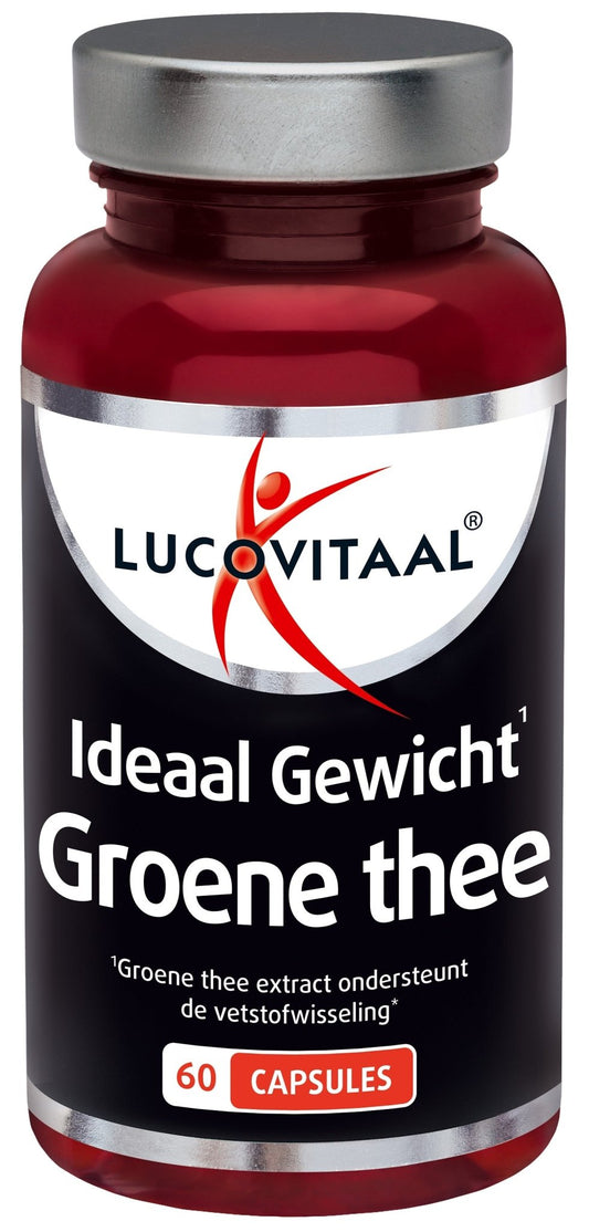Lucovitaal Groene thee ideaal gewicht 60 Capsules - DrogistWereld