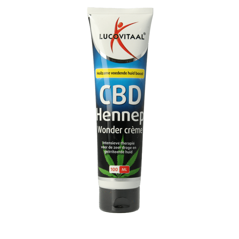 Lucovitaal Hennep CBD huidwondercreme 100 Milliliter - DrogistWereld