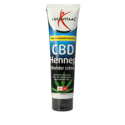 Lucovitaal Hennep CBD huidwondercreme 100 Milliliter - DrogistWereld