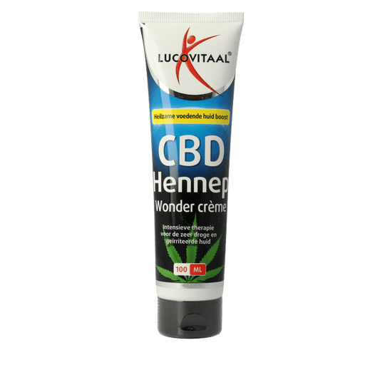 Lucovitaal Hennep CBD huidwondercreme 100 Milliliter - DrogistWereld