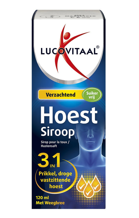 Lucovitaal Hoestsiroop 3 in 1 120 Milliliter - DrogistWereld