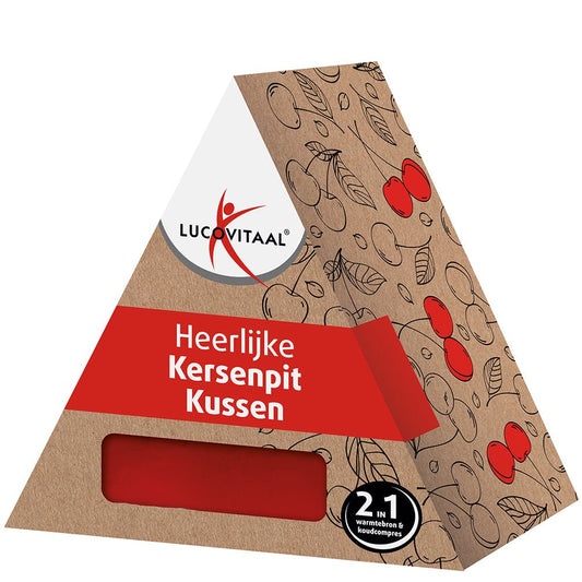 Lucovitaal Kersenpit kussen vierkant 1 Stuks - DrogistWereld