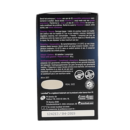 Lucovitaal L - Lysine 1000mg 60 Tabletten - DrogistWereld