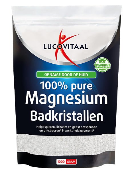 Lucovitaal Magnesium badkristallen 1 Kilogram - DrogistWereld