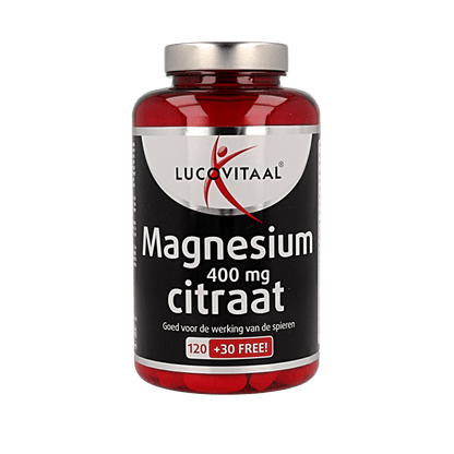 Lucovitaal Magnesium citraat 400mg 150 Tabletten - DrogistWereld