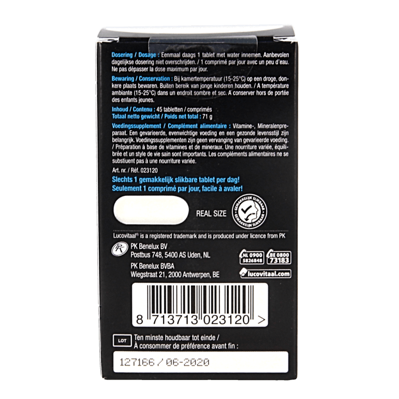 Lucovitaal Magnesium spanning stress & vermoeidheid 45 Tabletten - DrogistWereld