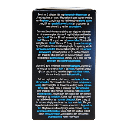 Lucovitaal Magnesium vitaminen mineralen compleet 30 Tabletten - DrogistWereld