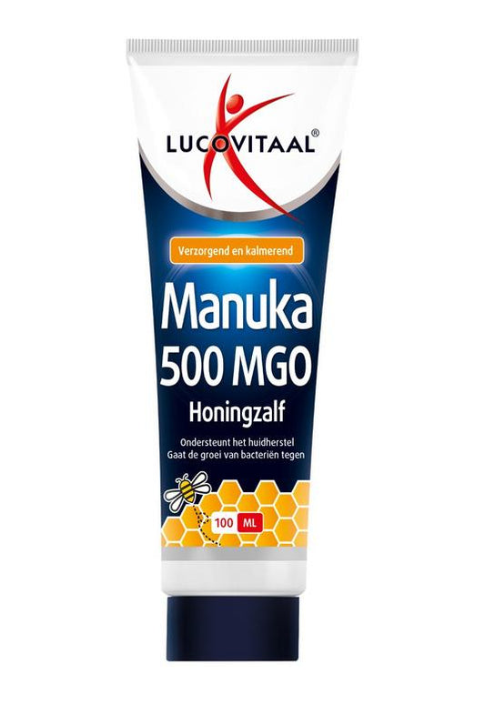 Lucovitaal Manuka honing zalf 500 MGO 100 Milliliter - DrogistWereld
