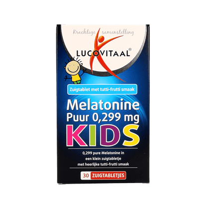 Lucovitaal Melatonine kids puur 0.299mg 30 Tabletten - DrogistWereld