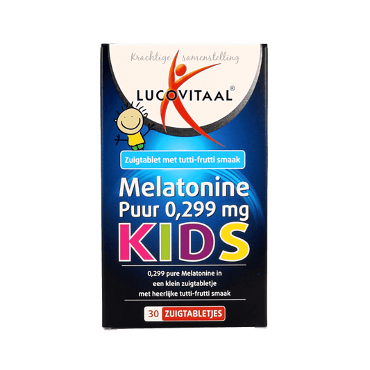Lucovitaal Melatonine kids puur 0.299mg 30 Tabletten - DrogistWereld