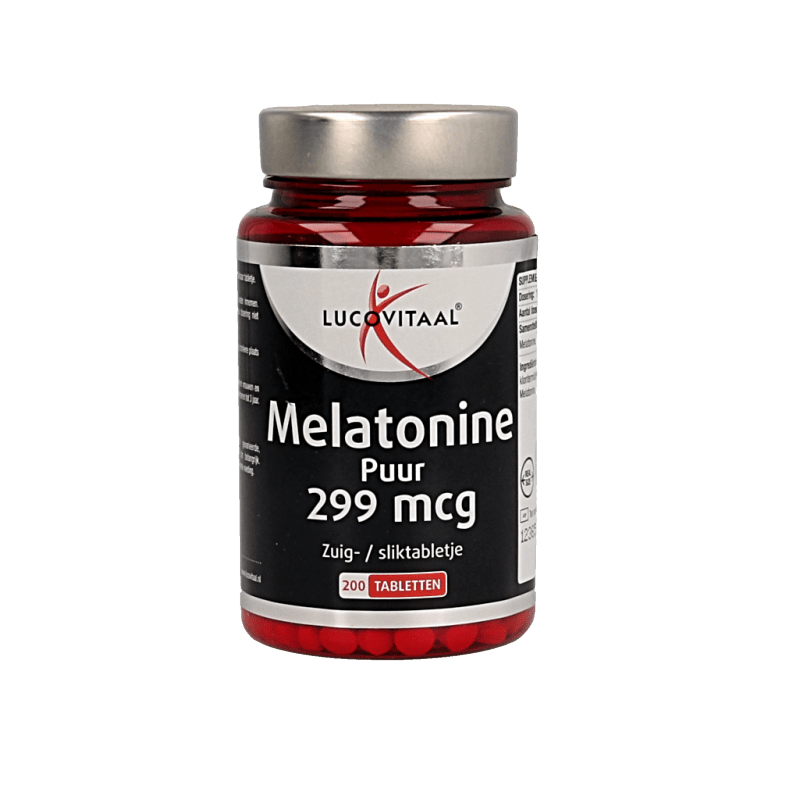Lucovitaal Melatonine puur 0.299mg 200 Tabletten - DrogistWereld