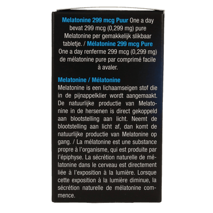 Lucovitaal Melatonine puur 0.299mg 500 Tabletten - DrogistWereld