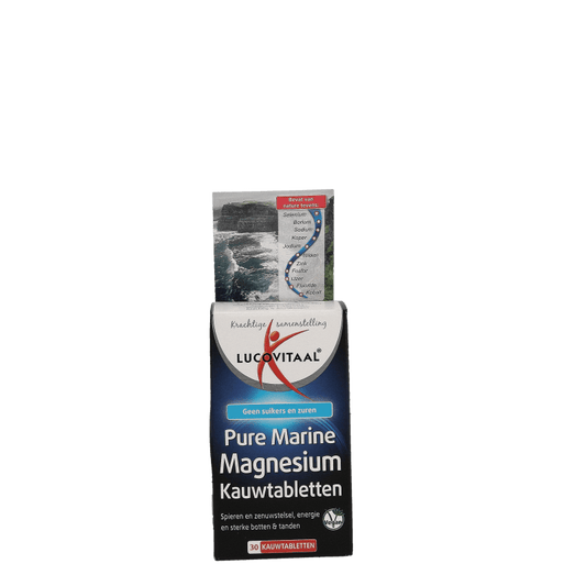 Lucovitaal Pure marine magnesium 30 Kauwtabletten - DrogistWereld