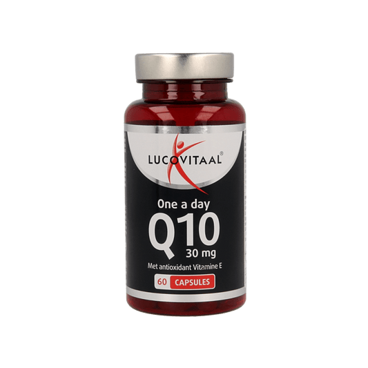 Lucovitaal Q10 30mg one a day 60 Capsules - DrogistWereld