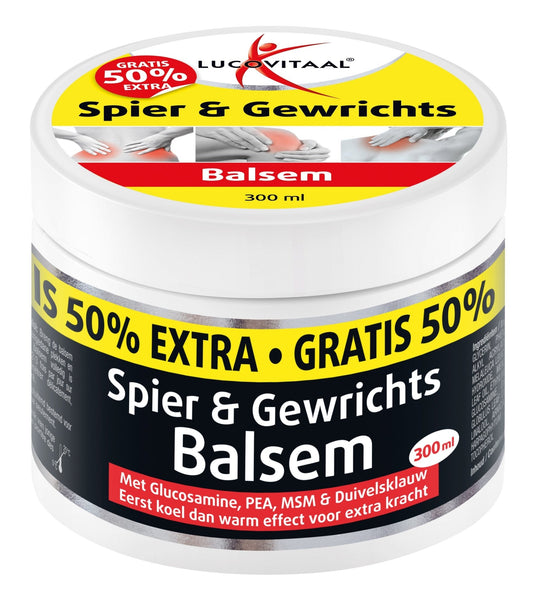 Lucovitaal Spier & gewrichtsbalsem 50% extra 300 Milliliter - DrogistWereld