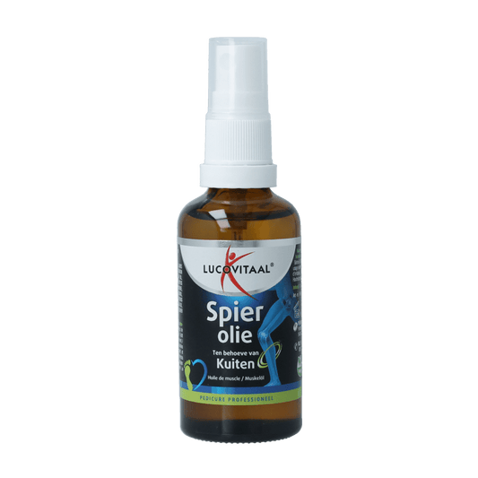 Lucovitaal Spierolie kuiten vegan 50 Milliliter - DrogistWereld