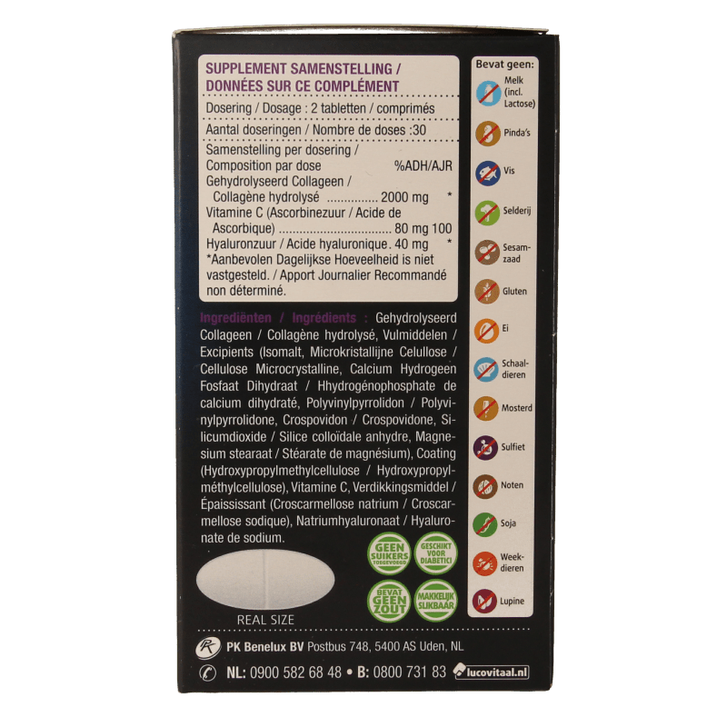 Lucovitaal Super collageen 2000 60 Tabletten - DrogistWereld