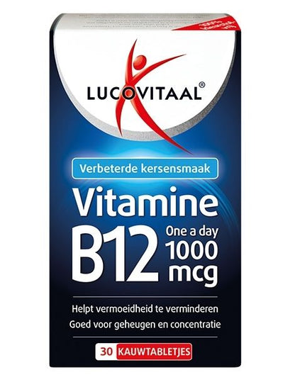 Lucovitaal Vitamine B12 1000mcg 30 Kauwtabletten - DrogistWereld