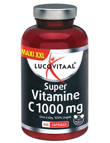 Lucovitaal Vitamine C 1000mg vegan 365 Capsules - DrogistWereld