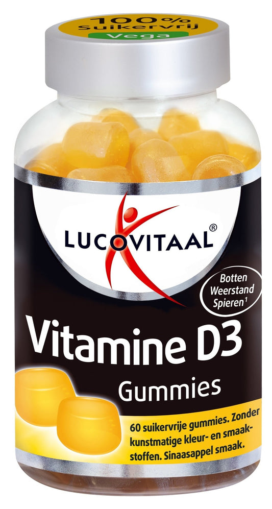 Lucovitaal Vitamine D3 60 Gummies - DrogistWereld