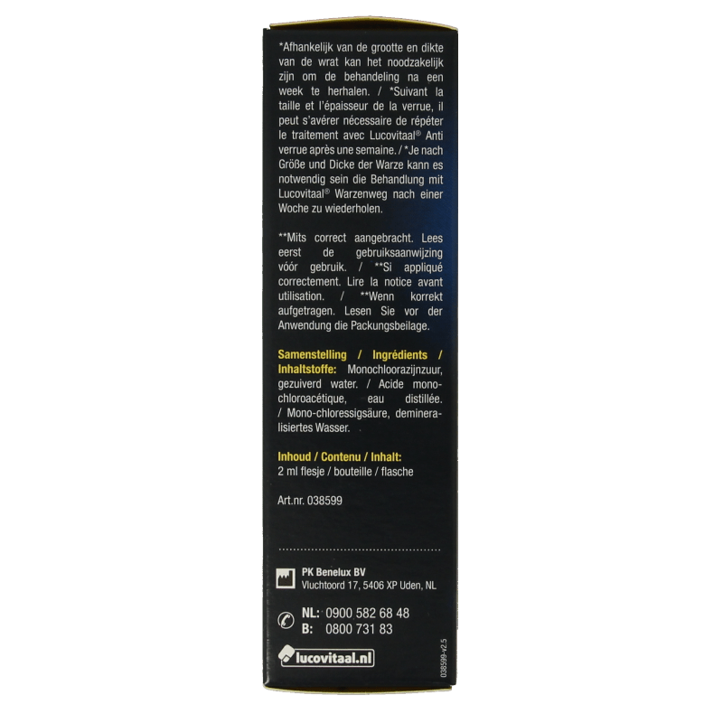 Lucovitaal Wrat weg 2 Milliliter - DrogistWereld