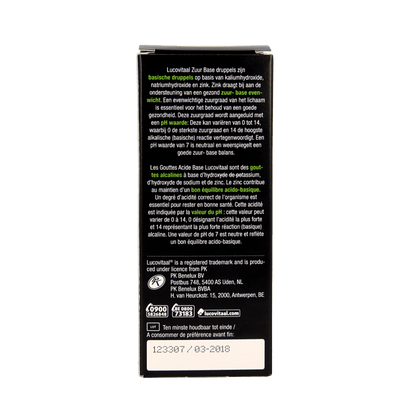 Lucovitaal Zuurbase druppels 30 Milliliter - DrogistWereld