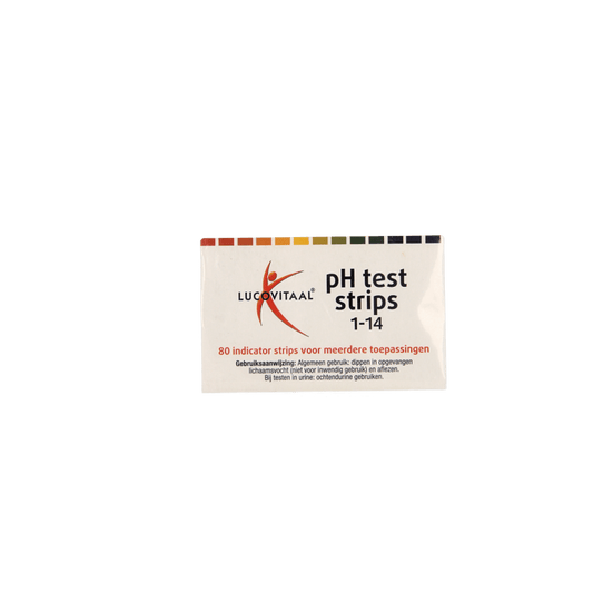 Lucovitaal Zuurbase PH test strips 80 Stuks - DrogistWereld