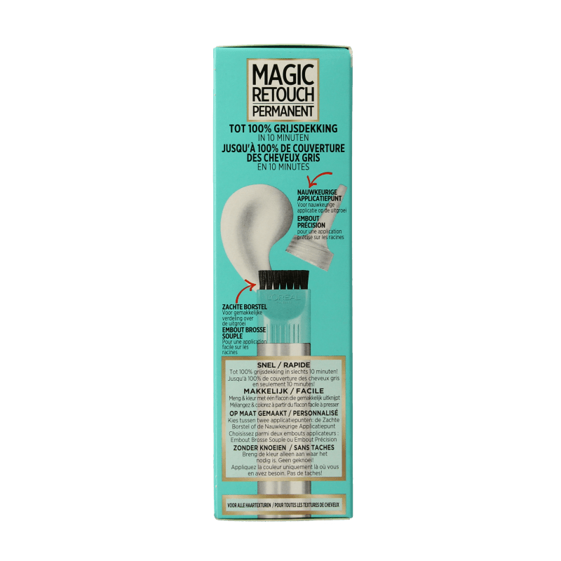 Magic Retouch Permanente haarkleuring nr 4 middenbruin 1 Stuks - DrogistWereld