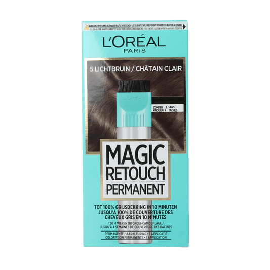 Magic Retouch Permanente haarkleuring nr 5 lichtbruin 1 Stuks - DrogistWereld