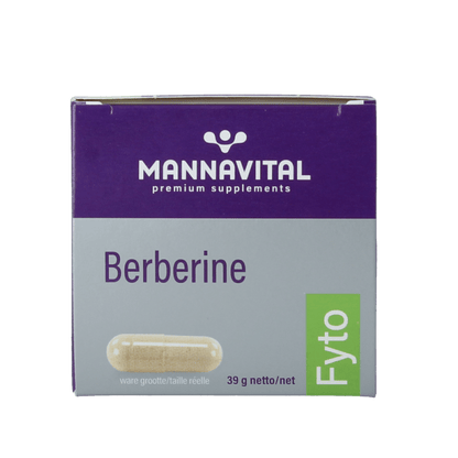 Mannavital Berberine platinum 60 Vegetarische capsules - DrogistWereld