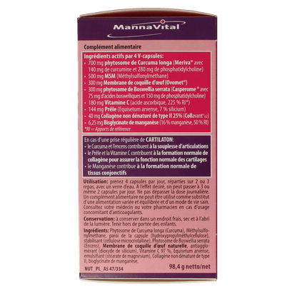 Mannavital Cartilaton 120 Vegetarische capsules - DrogistWereld