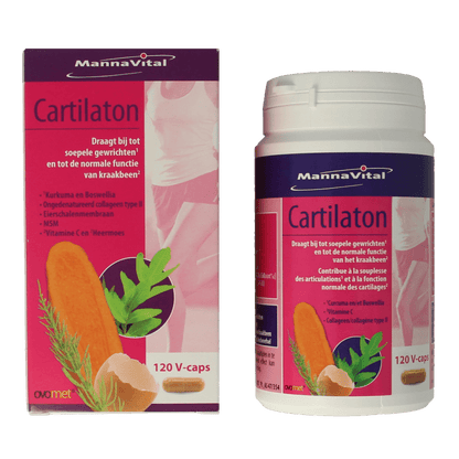 Mannavital Cartilaton 120 Vegetarische capsules - DrogistWereld