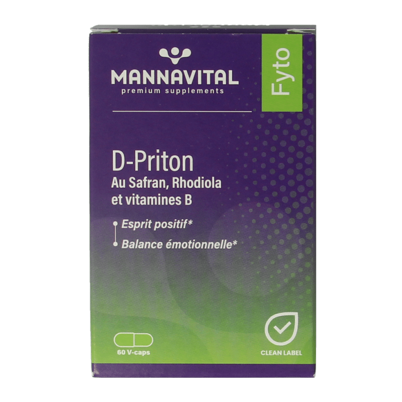 Mannavital D - priton 60 Capsules - DrogistWereld