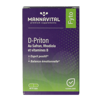 Mannavital D - priton 60 Capsules - DrogistWereld