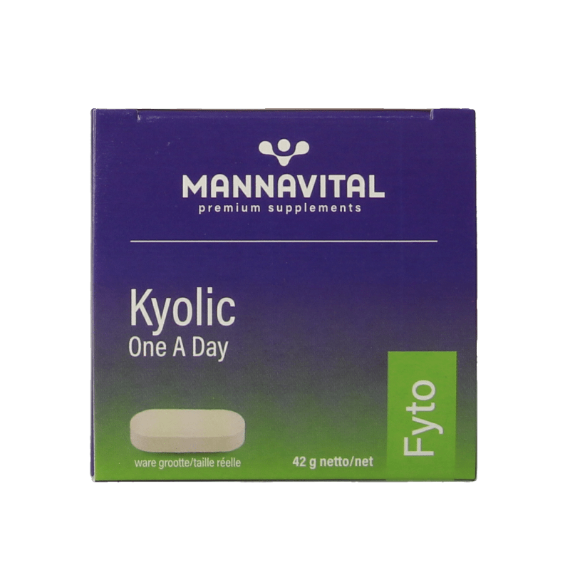 Mannavital Kyolic one a day 60 Tabletten - DrogistWereld